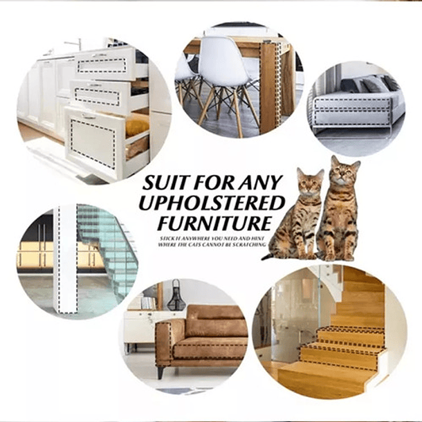Sofá Protector & Rascador For Gato, 10 Pieces 5