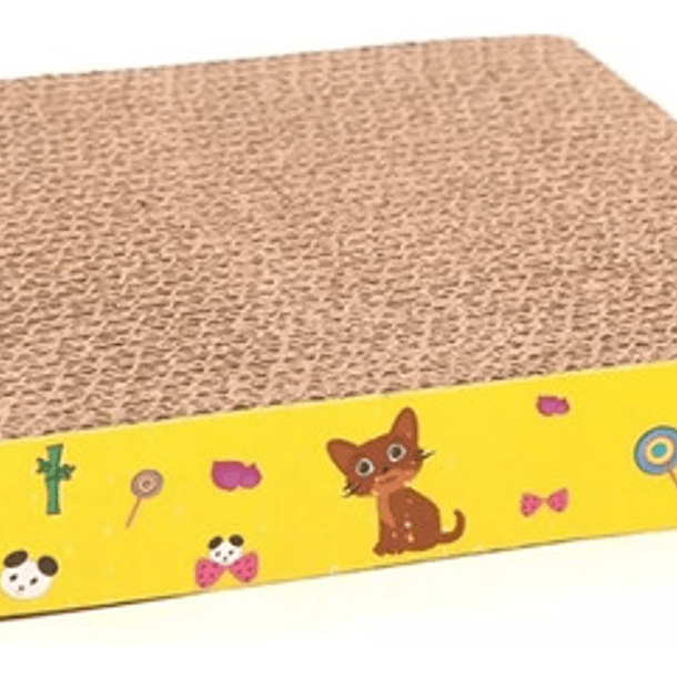 Rascadores De Gato Carton Corrugado Hipoalergénico Tamaño M