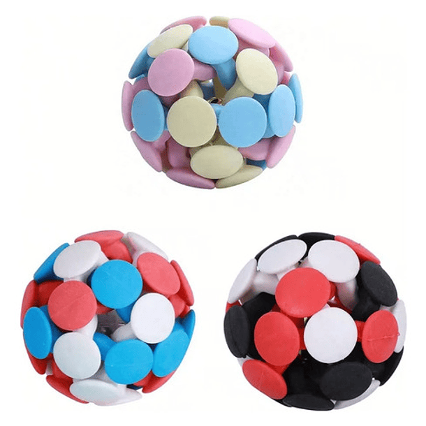 Pelota Juguete Suave Con Luz Alimentación Lenta Para Mascota 1