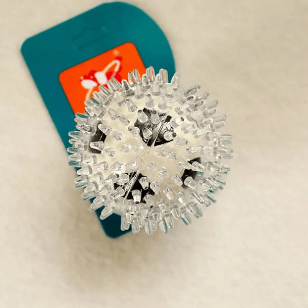 Juguete Pelota Para Perros Con Textura Y Sonido No Tóxico 3