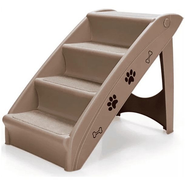 Escalera Plegable Mascotas Perros 4 Pisos Alta Resistencia 2
