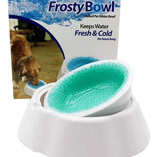 Plato Cuenco Frosty Bowl Enfriante Refrescante Para Mascotas