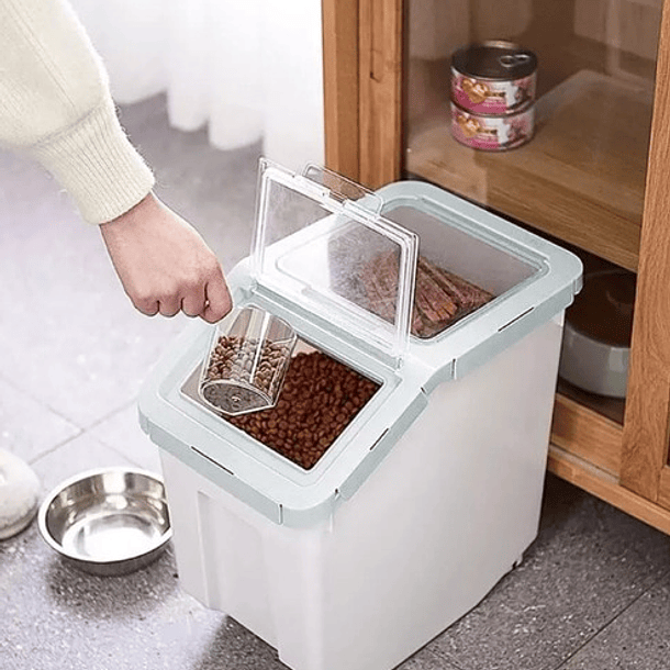 Contenedor De Comida Hermetico Mascotas Perros Gatos 8 Kg 2