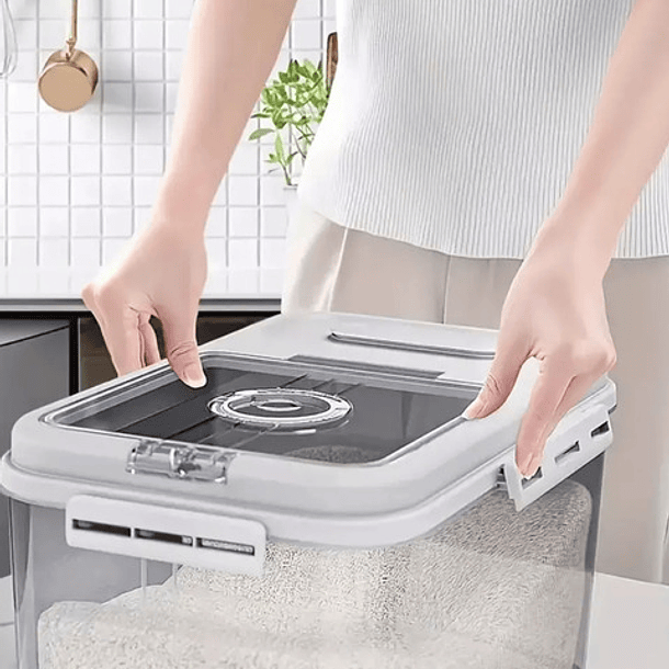 Contenedor De Alimentos Ecológico Tapa Hermética 5kg Mascota 2