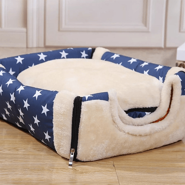 Cama Para Perros 2 En 1 De Pet House, Familiar Y Sofá, Cama 3