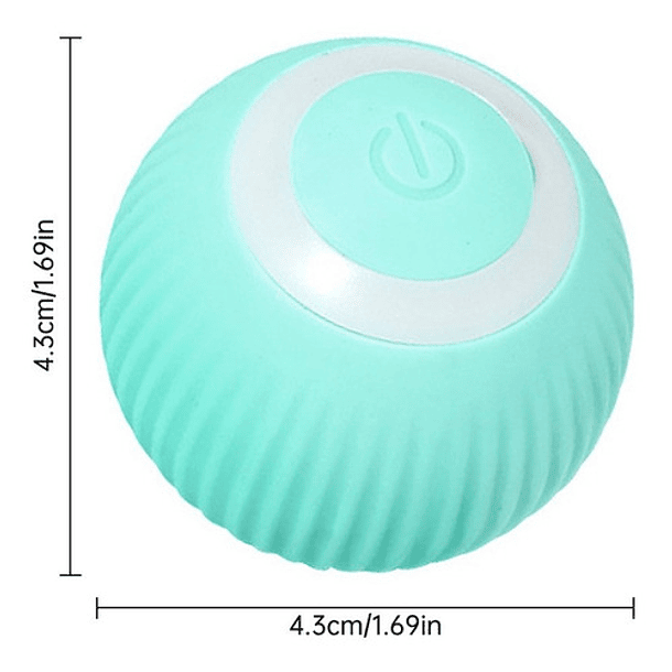 Pelota Inteligente Para Gatos Juguete Automático Rosado 3