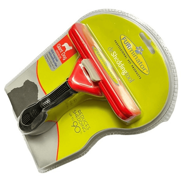Furminator Cepillo Deslanador Perros Gigantes Pelo Largo Color Rojo 2