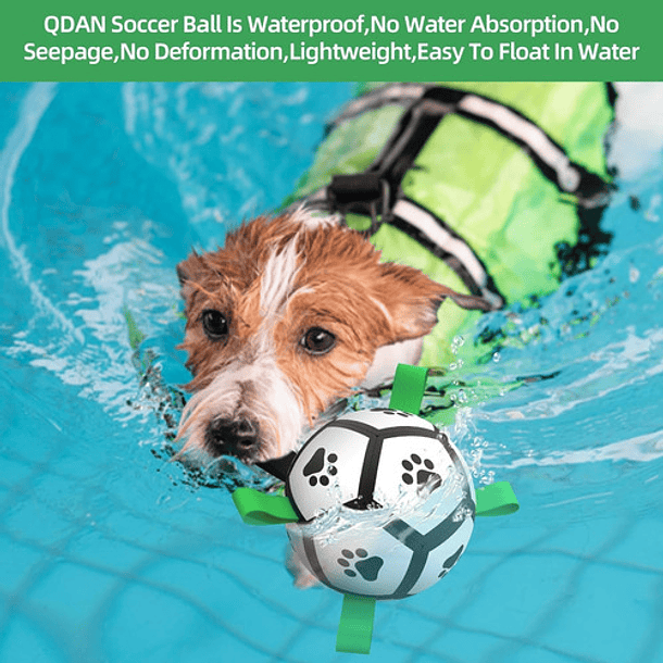 Pelota Para Perro Con Agarre Juguete Perro Pelota Perro 15cm Color Blanco 7