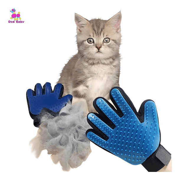 Guante Cepillo Quita Pelos Mascotas Perro Gato Color Derecho 6