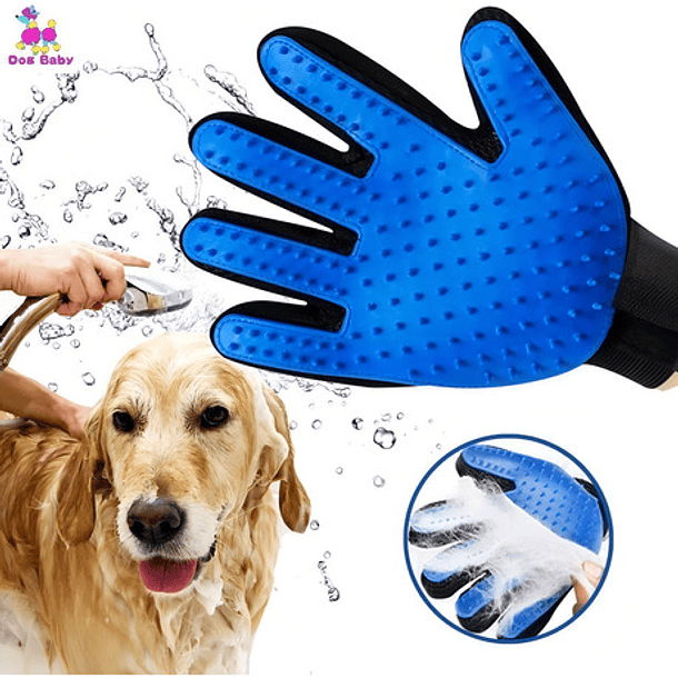 Guante Cepillo Quita Pelos Mascotas Perro Gato Color Derecho 7