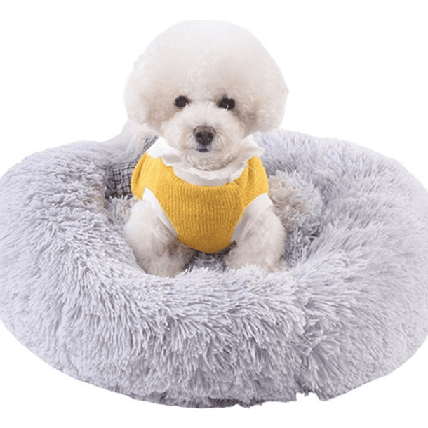 Cama Anillo Wuf Cama Anillo Plush 60cm L Color Gris Tamaño Grande 1