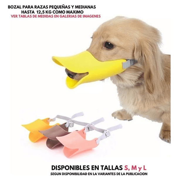 Bozal Para Perros Tipo Pato Mascotas Perro Bozal Perro S Color Azul Tamaño Talla S 8