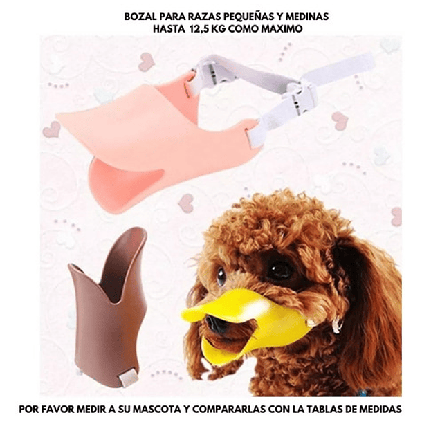 Bozal Para Perros Tipo Pato Mascotas Perro Bozal Perro S Color Azul Tamaño Talla S 10