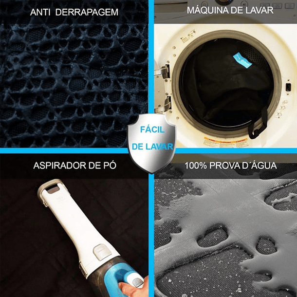 Funda Protectora Para Asiento Trasero De Coche Para Mascotas, Perros Y Gatos, Con 2 Guías 7