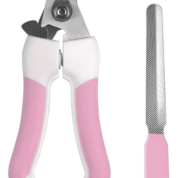 Chong Le Er Cortauñas Mascota Y Lima Para Perro Y Gato Color Rosa 1