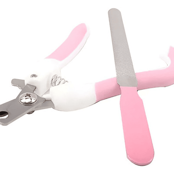 Chong Le Er Cortauñas Mascota Y Lima Para Perro Y Gato Color Rosa 3