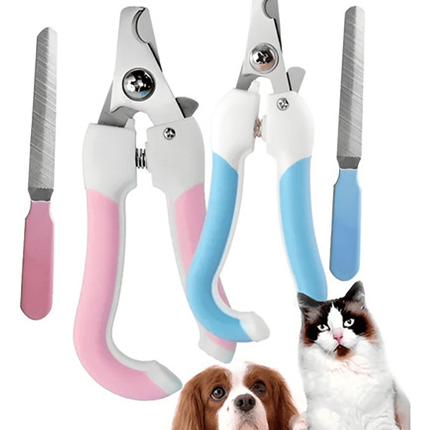 Chong Le Er Cortauñas Mascota Y Lima Para Perro Y Gato Color Rosa 7