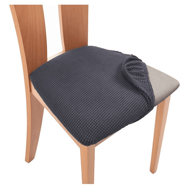 Pack De 6 Fundas Cubre Asiento Para Sillas De Tela Cuadrille 1