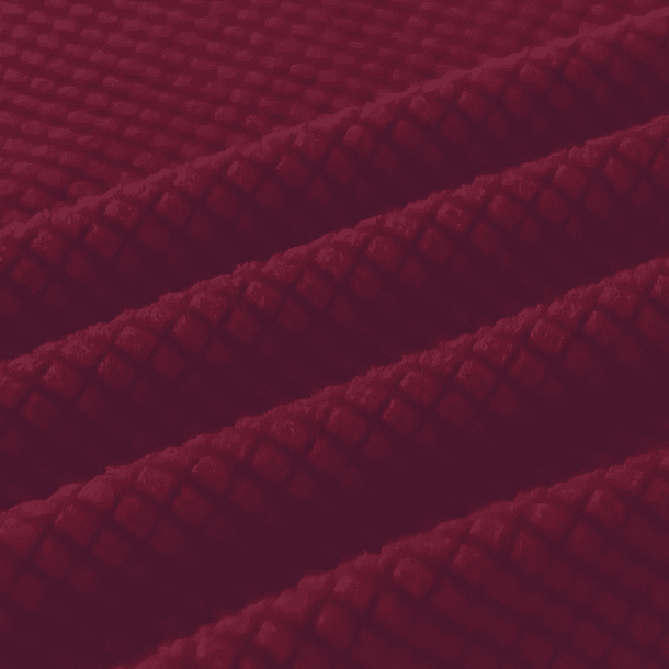 Funda De Poltrona Cuadrille Texturizada Premium Bordó 2