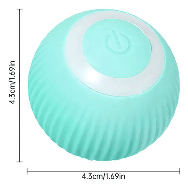 Pelota De Juguete Inteligente Para Gatos, Giratoria, Interac Color Rosa 7