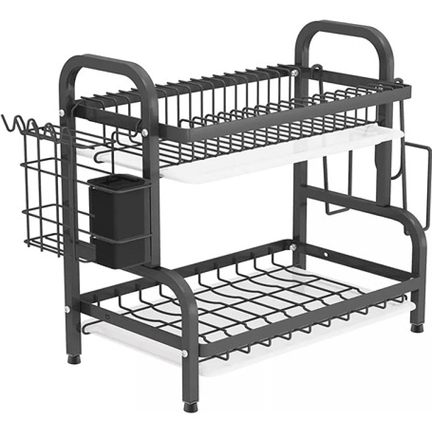 Secador Escurridor De Loza Platos 2 Niveles 1