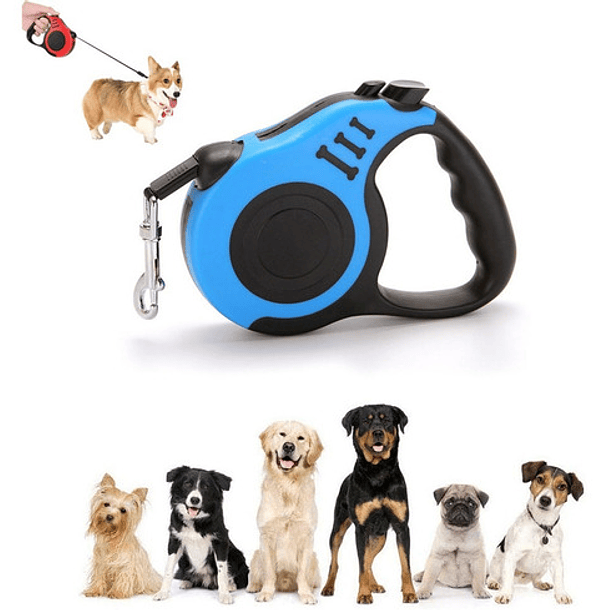 5m Mascota Correa Correa Retractil Perro Correa Para Gato 1
