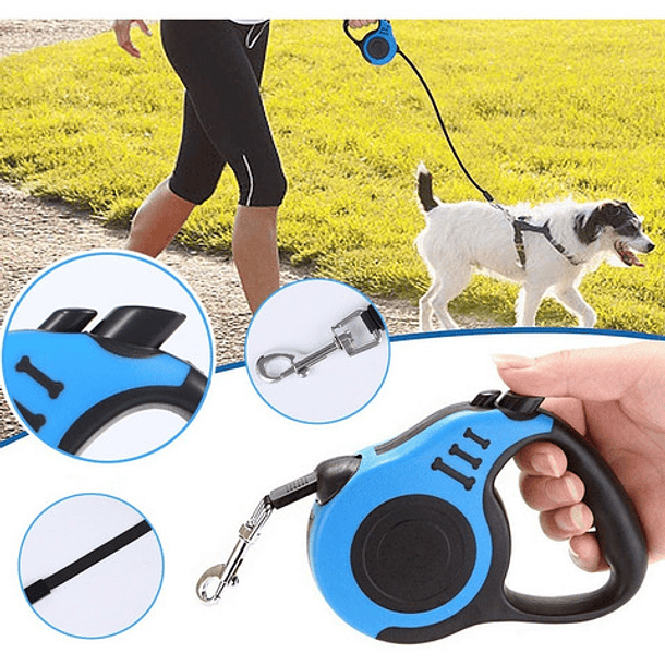 5m Mascota Correa Correa Retractil Perro Correa Para Gato 2