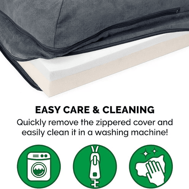 Cama Sofa Con Espuma Ortopedica Premium L Mascotas Perros 9