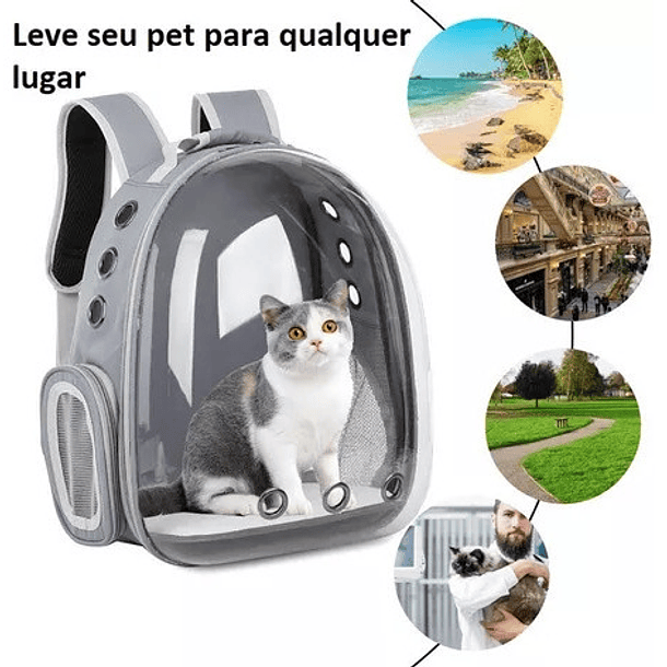 Mochila Para Mascotas Con Vista Panorámica Para Perros, Gatos Y Perros De Hasta 6 Kg, Color Fucsia 4