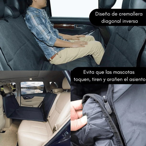 Funda Manta Protectora Cubre Asiento Auto Para Perros 6