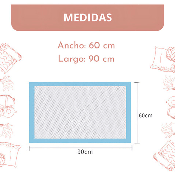 Sabanillas Para Perros 40 Unidades 60 X 90 Cm Santu Home & Deco 2