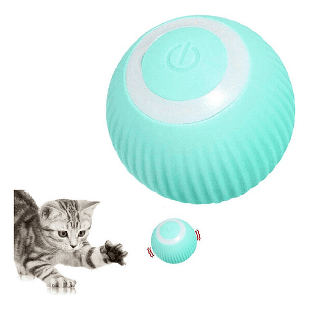 Pelota Con Forma De Pelota Que Camina Sola, Juguete Interactivo Para Gatos O Mascotas, Color Azul 1