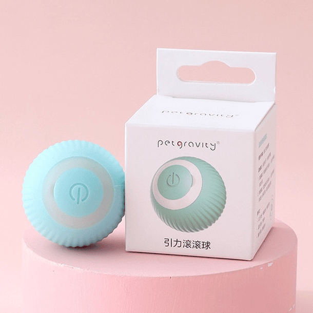 Pelota Con Forma De Pelota Que Camina Sola, Juguete Interactivo Para Gatos O Mascotas, Color Azul 2