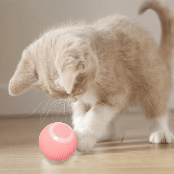 Pelota Con Forma De Pelota Que Camina Sola, Juguete Interactivo Para Gatos O Mascotas, Color Azul 3