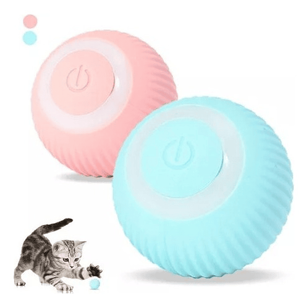 Pelota Con Forma De Pelota Que Camina Sola, Juguete Interactivo Para Gatos O Mascotas, Color Azul 4