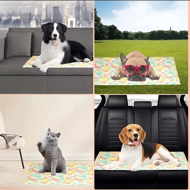 Manta Gel Refrescante Para Perros Talla Xxl 70x110cm 6