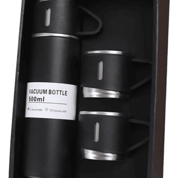 Set Termo Vaso Termico Portátil Vasos Termicos Cafe + 3tazas 1