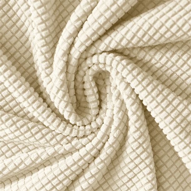 Funda De Poltrona Cuadrille Texturizada Premium Color Beige 2