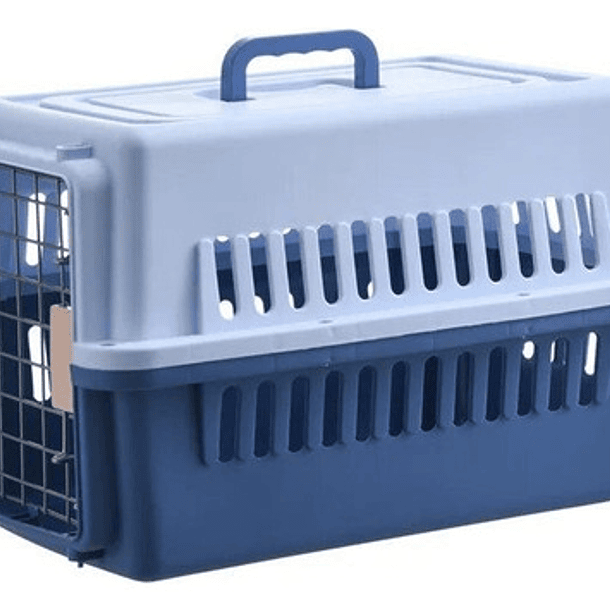 Jaula Transporte Para Mascotas - Caja Canil Perros/gatos M Color Beige 5