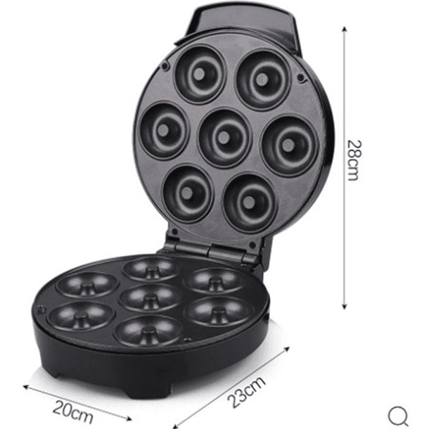 Maquina De Donuts Raf Donut Maker Premium Color Negro 2