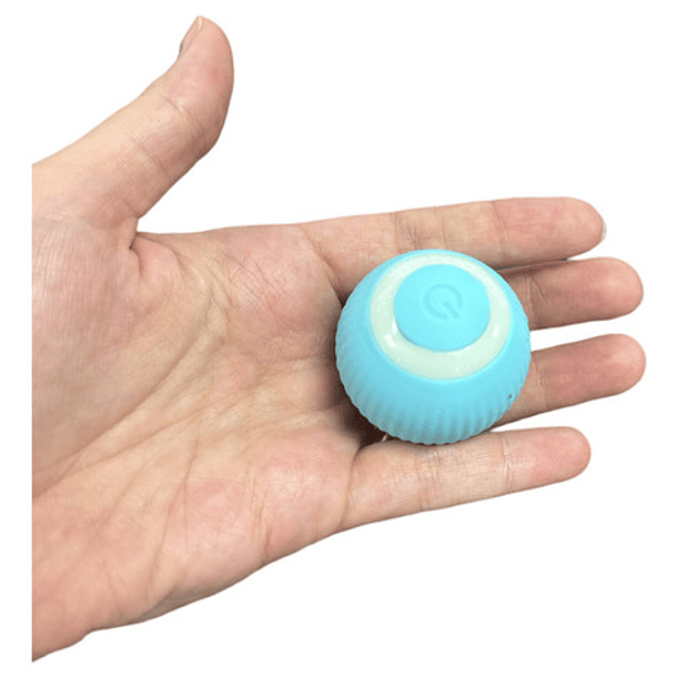 Pelota Interactiva, Giratoria, Recargable, Para Mascotas, Perros, Gatos, Usb, Color Azul 2