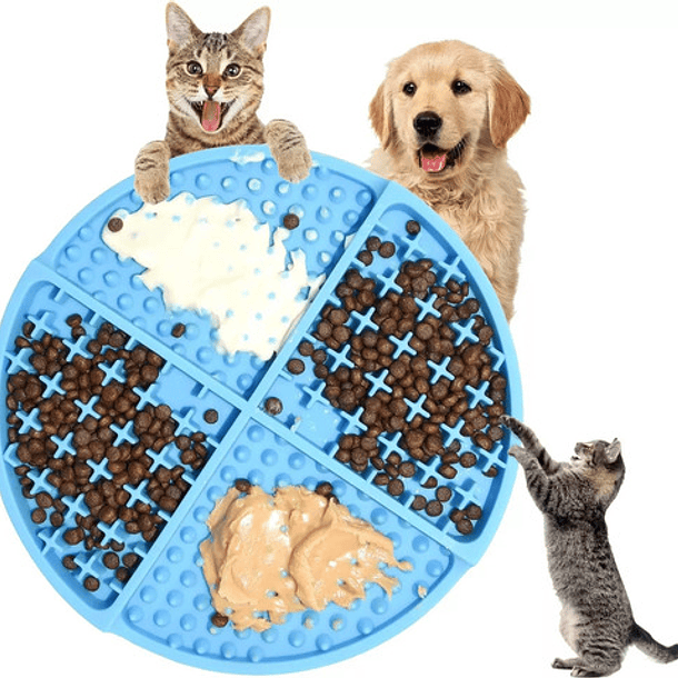 Lick Mat + Paleta Comedero Interactivo Perros Gatos Premium 1