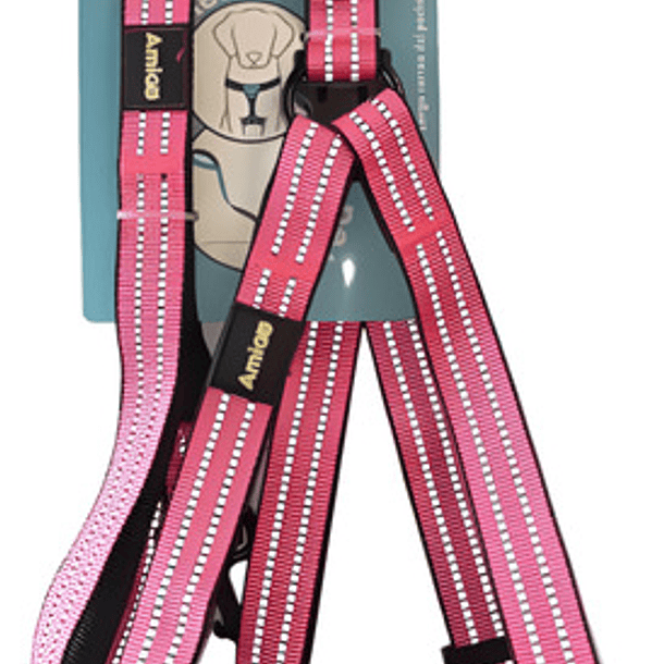 Arnes + Correa Reflectante Para Perro Tipo H Talla Xxl 4