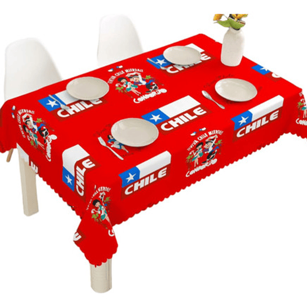 Mantel Anti-manchas Para Fiestas Patrias 150x200cm 17