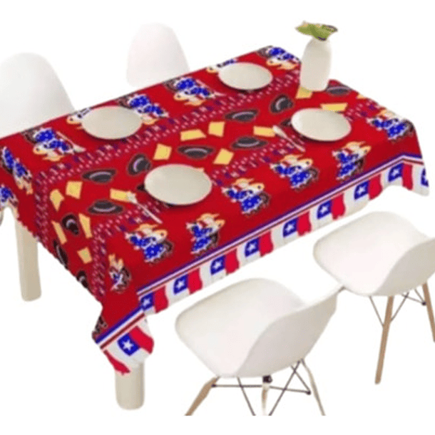 Mantel Anti-manchas Para Fiestas Patrias 150x200cm 21