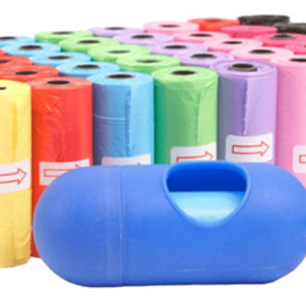 Pack 12 Rollos Bolsas Sanitarias Para Perros Recoge Fecas 3