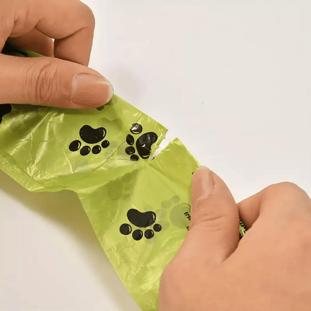 Bolsas Biodegradables Para Caca De Mascotas Kit De 8 Rollos 5