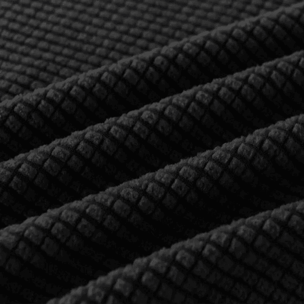 Funda De Poltrona Cuadrille Texturizada Premium Negro 2