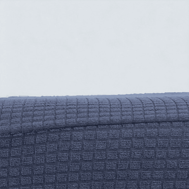 Funda De Silla Con Faldon Elastica, Pack De 2 Color Gris Diseño De La Tela Cuadrille 4