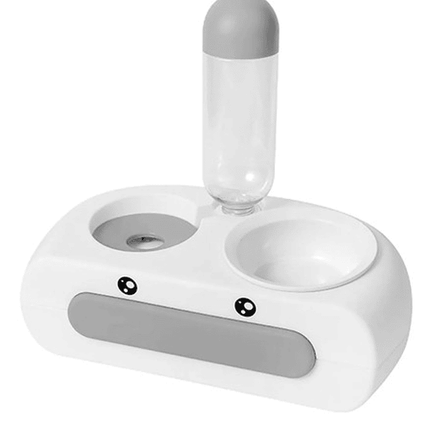 Alimentador De Comida Y Agua Para Mascotas Gatos/perros 2